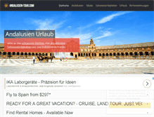 Tablet Screenshot of andalusien-tour.com